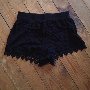 Black shorts. Size Medium